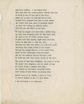 Elegy in Regents Park, page 2 by William Alfred