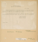 1st page of report to Dean Bildersee after Country Fair 1943 by Brooklyn College and Shirlee Slavin