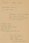 6th page of report to Dean Bildersee after Country Fair 1943 by Brooklyn College and Shirlee Slavin