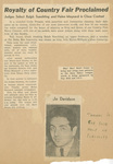 17th page of report to Dean Bildersee after Country Fair 1943 by Brooklyn College and Shirlee Slavin