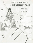 "Discover new worlds" flyer, Country Fair 1984 by Brooklyn College and Jeff Ng