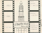 Triple-fold brochure style invitation to the Country Fair for 1985, page 1 by Brooklyn College and Dale Perry