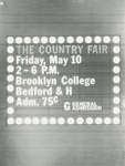 Cinema Marquee flyer for 1985 Country Fair by Brooklyn College and Donna Bresian