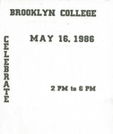 Teaser Flyer 1986 by Brooklyn College and Barry Sommers
