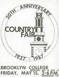 "50th Anniversary" flyer by Brooklyn College and R. Brun