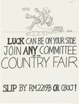 "Luck can be on Your Side" flyer by Brooklyn College and Norbert Rivera