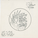 Statue of Liberty button sketch 1986 by Brooklyn College and John Saponaro