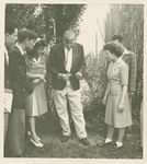 Dr. Benedict Showing Students Poison Ivy by Arnold Eagle