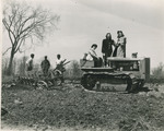 Students Driving Tractor by Brooklyn College