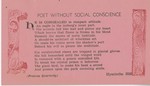 Poet without Social Conscience by Hyacinthe Hill