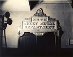 Sheet Metal Department Sign by New York Trade School