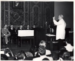 Conductor at a New York Trade School Commencement by New York Trade School and Charles Meyer